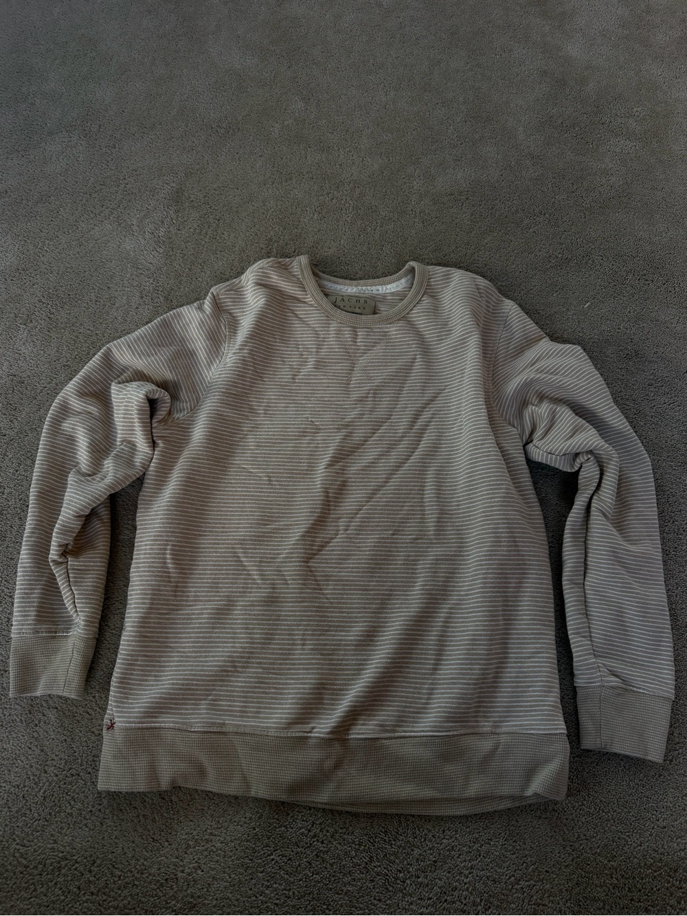 🤎 Jachs Ny striped crewneck sweatshirt